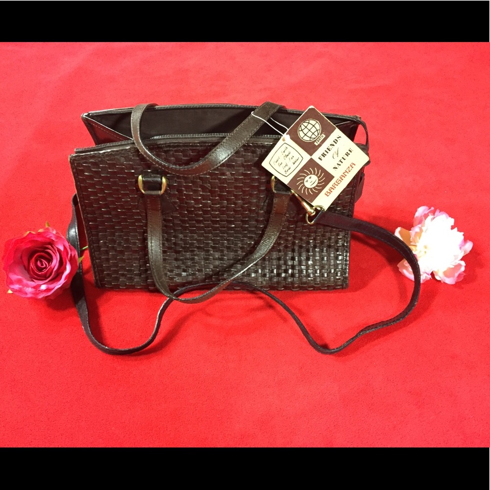 🌷NWT🌷Dark Brown Leather Handbag/CrossbodyPurse🌷